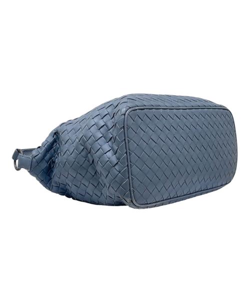 BOTTEGA VENETA（ボッテガベネタ）BOTTEGA VENETA (ボッテガベネタ) イントレチャート ワン ショルダーバッグ ブルーの古着・服飾アイテム