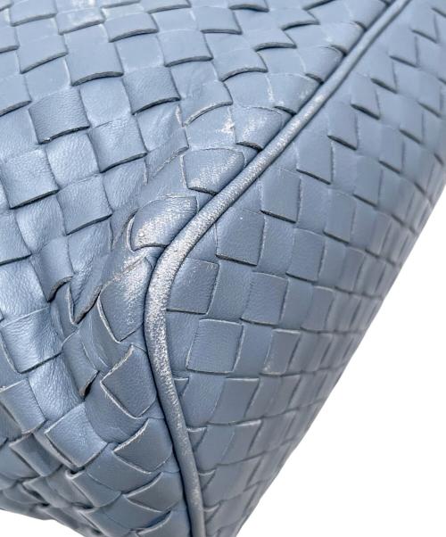 BOTTEGA VENETA（ボッテガベネタ）BOTTEGA VENETA (ボッテガベネタ) イントレチャート ワン ショルダーバッグ ブルーの古着・服飾アイテム