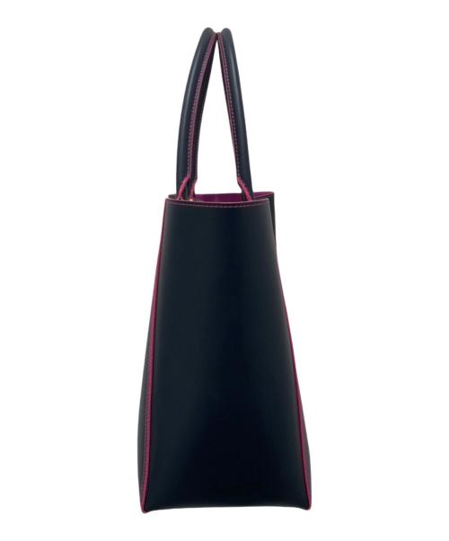 LOEWE（ロエベ）LOEWE (ロエベ) レオ アナグラム トートバッグ ネイビー×ピンクの古着・服飾アイテム