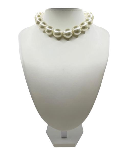 CHANEL（シャネル）CHANEL (シャネル) パールチョーカーネックレス ホワイトの古着・服飾アイテム