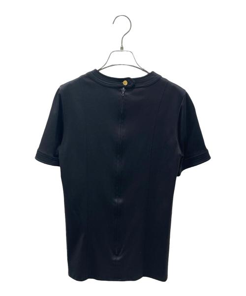 CHANEL（シャネル）CHANEL (シャネル) 半袖ブラウス ブラック サイズ:38の古着・服飾アイテム