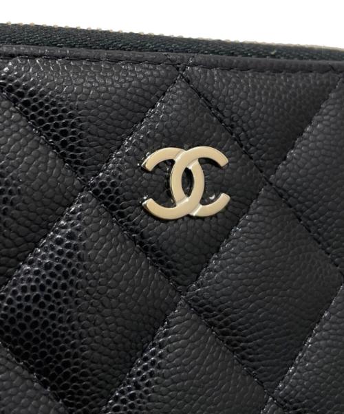 CHANEL（シャネル）CHANEL (シャネル) クラシック ジップ コインパース ブラックの古着・服飾アイテム