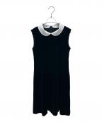 VELOUR NOIR by FOXEY NEWYORKベロア ノワール by フォクシー ニューヨーク）の古着「ノースリーブワンピース」｜ブラック