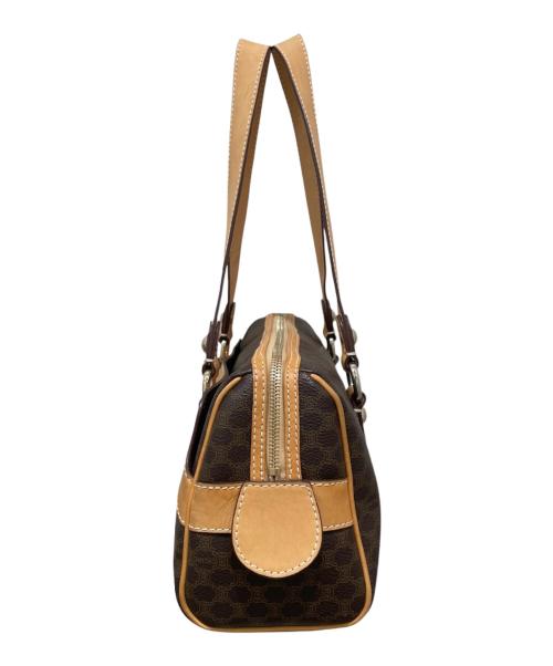 CELINE（セリーヌ）CELINE (セリーヌ) マカダム柄ハンドバッグ ブラウンの古着・服飾アイテム