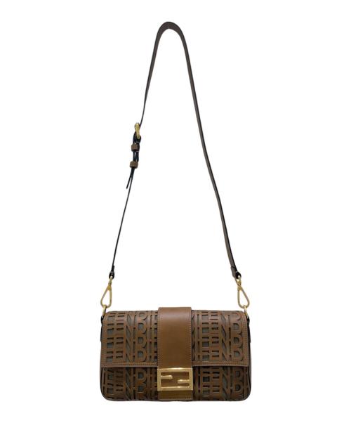 FENDI（フェンディ）FENDI (フェンディ) BAGUETTE BAG/3wayバッグ ブラウンの古着・服飾アイテム