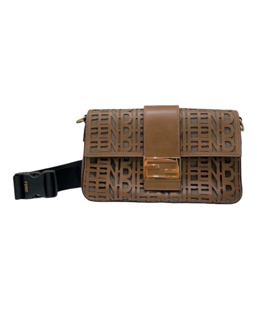 FENDI（フェンディ）FENDI (フェンディ) BAGUETTE BAG/3wayバッグ ブラウンの古着・服飾アイテム