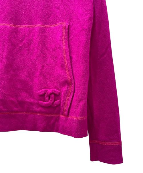 CHANEL（シャネル）CHANEL (シャネル) 08P ココマーク カシミヤニット パープル サイズ:38の古着・服飾アイテム