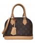 LOUIS VUITTON（ルイ ヴィトン）の古着「モノグラム アルマBB M46990」｜ブラウン
