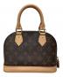 LOUIS VUITTON (ルイ ヴィトン) モノグラム アルマBB M46990 ブラウン サイズ:BB：200000円