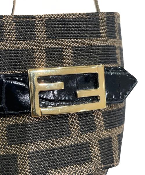 FENDI（フェンディ）FENDI (フェンディ) ズッカ柄ミュール ブラウン サイズ:37の古着・服飾アイテム