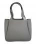 PRADA (プラダ) ヴィッテロダイノ ミニ レザー ハンドバッグ ライトグレー：220000円