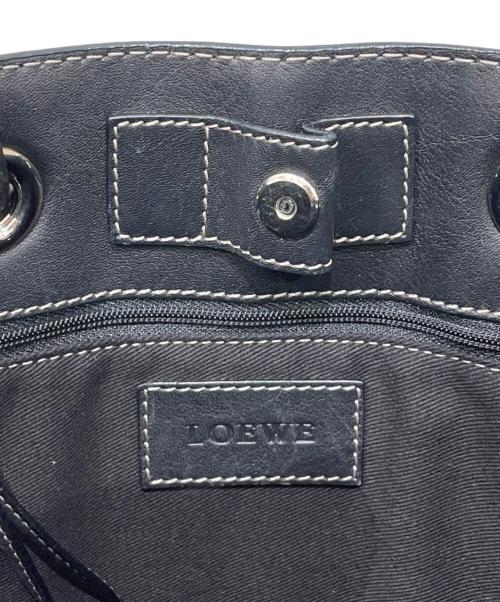 LOEWE（ロエベ）LOEWE (ロエベ) アナグラムショッパーバッグ ブラックの古着・服飾アイテム