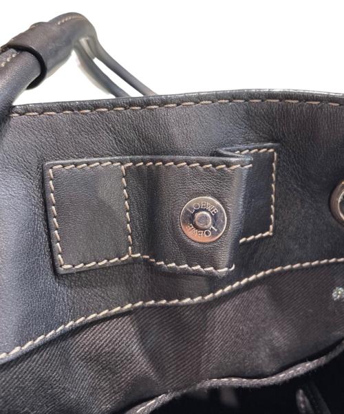 LOEWE（ロエベ）LOEWE (ロエベ) アナグラムショッパーバッグ ブラックの古着・服飾アイテム