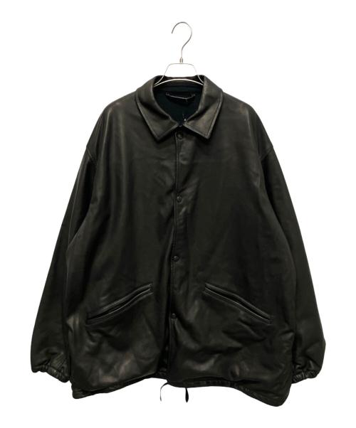 COMOLI（コモリ）COMOLI (コモリ) シープスキン コーチジャケット ブラック サイズ:Mの古着・服飾アイテム