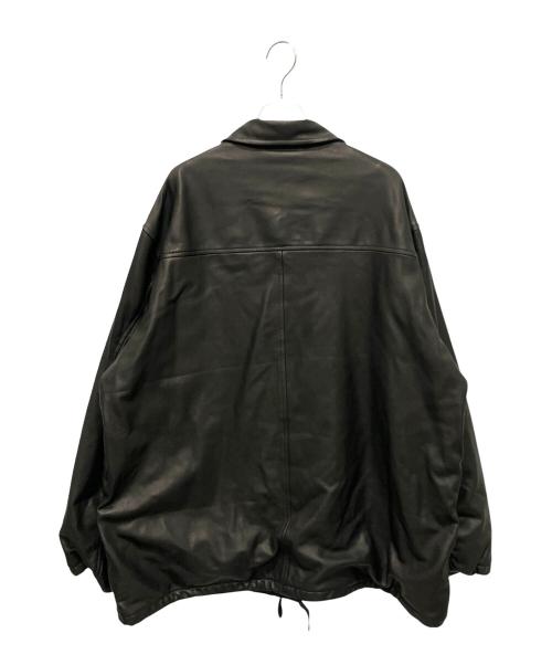 COMOLI（コモリ）COMOLI (コモリ) シープスキン コーチジャケット ブラック サイズ:Mの古着・服飾アイテム