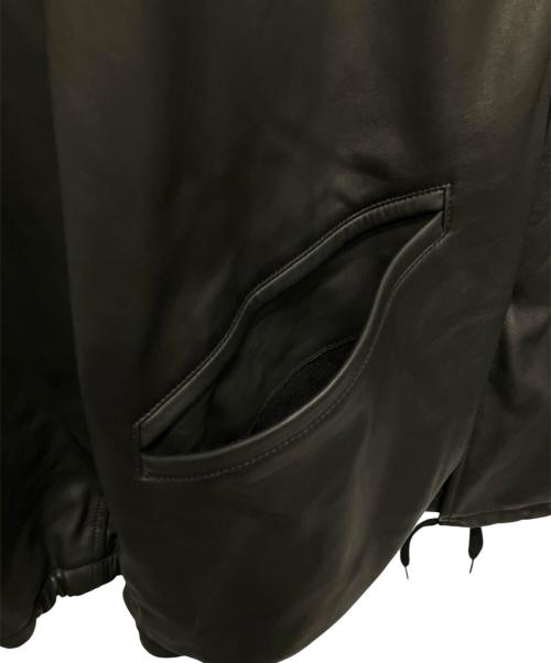 COMOLI（コモリ）COMOLI (コモリ) シープスキン コーチジャケット ブラック サイズ:Mの古着・服飾アイテム