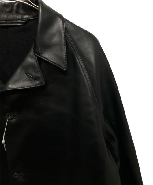COMOLI（コモリ）COMOLI (コモリ) レザー ワークジャケット ブラック サイズ:2の古着・服飾アイテム