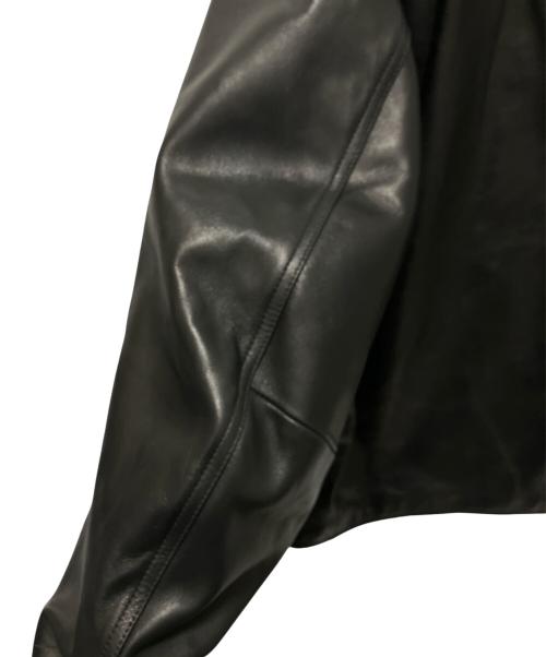 COMOLI（コモリ）COMOLI (コモリ) レザー ワークジャケット ブラック サイズ:2の古着・服飾アイテム