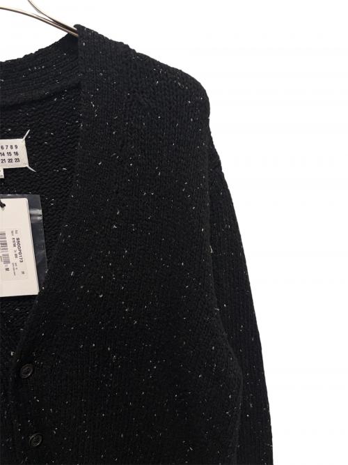 Maison Margiela（メゾンマルジェラ）Maison Margiela (メゾンマルジェラ) デストロイ ニット カーディガン ブラック サイズ:Mの古着・服飾アイテム