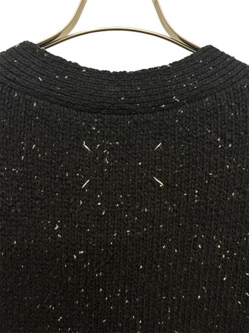 Maison Margiela（メゾンマルジェラ）Maison Margiela (メゾンマルジェラ) デストロイ ニット カーディガン ブラック サイズ:Mの古着・服飾アイテム