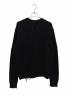 Maison Margiela (メゾンマルジェラ) デストロイ ニット カーディガン ブラック サイズ:M：60000円