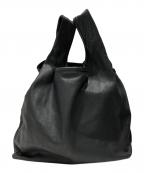 GUIDIグイディ）の古着「MIDUM LEATHER SHOPPER」｜ブラック