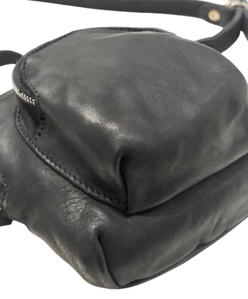 GUIDI（グイディ）GUIDI (グイディ) 26SS GUIDI SOFT HORSE FULL GRAIN レザーショルダーバッグ ブラックの古着・服飾アイテム