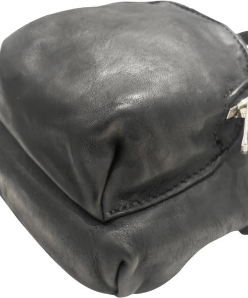 GUIDI（グイディ）GUIDI (グイディ) 26SS GUIDI SOFT HORSE FULL GRAIN レザーショルダーバッグ ブラックの古着・服飾アイテム