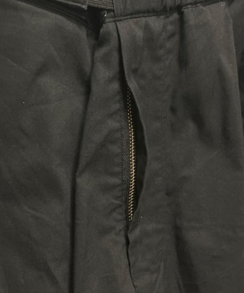 Graphpaper（グラフペーパー）Graphpaper (グラフペーパー) Solotex Twill Wide Tapered Chef Pants ブラック サイズ:Sの古着・服飾アイテム
