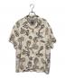 Star OF HOLLYWOOD（スターオブハリウッド）の古着「HIGH DENSITY RAYON OPEN SHIRT」｜ホワイト