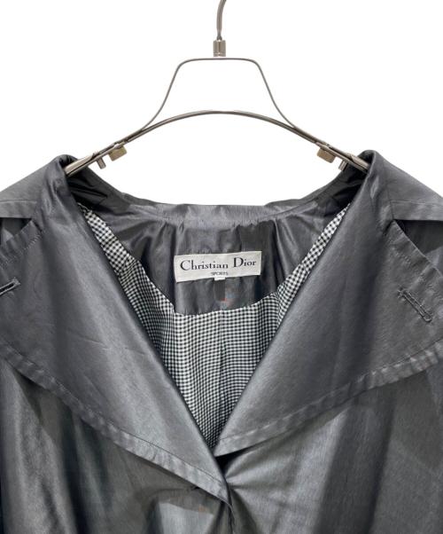 Christian Dior Sports（クリスチャン ディオールスポーツ）Christian Dior Sports (クリスチャン ディオールスポーツ) トレンチコート グレー サイズ:Mの古着・服飾アイテム