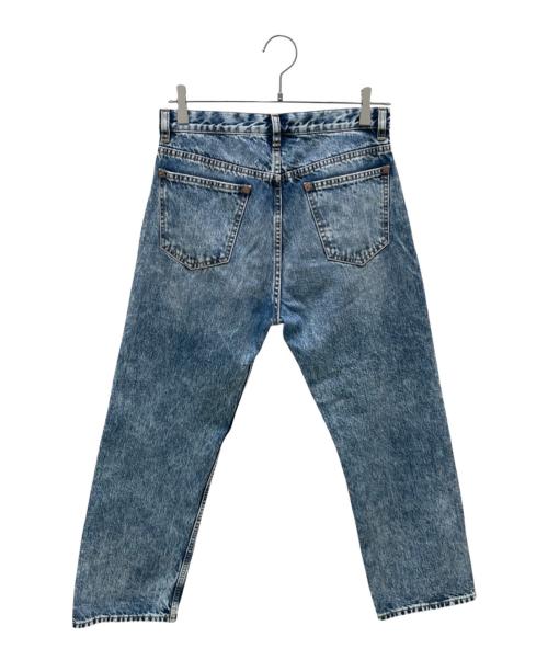 Maison Margiela（メゾンマルジェラ）Maison Margiela (メゾンマルジェラ) ストレートダメージ加工デニムパンツ スカイブルー サイズ:38の古着・服飾アイテム