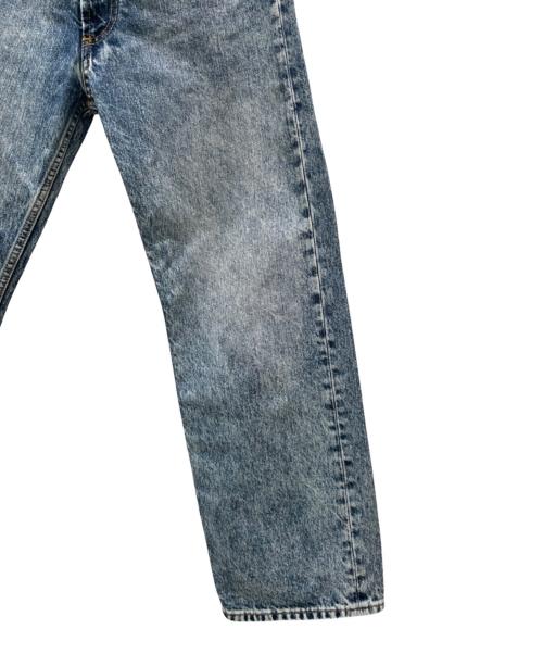Maison Margiela（メゾンマルジェラ）Maison Margiela (メゾンマルジェラ) ストレートダメージ加工デニムパンツ スカイブルー サイズ:38の古着・服飾アイテム