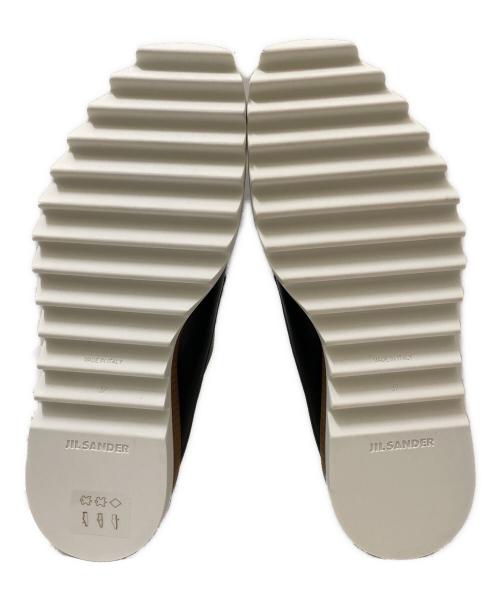 JIL SANDER（ジルサンダー）JIL SANDER (ジルサンダー) シャークソールレザーシューズ ブラック サイズ:37の古着・服飾アイテム