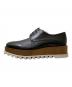 JIL SANDER (ジルサンダー) シャークソールレザーシューズ ブラック サイズ:37：30000円