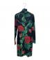 DOLCE & GABBANA (ドルチェ＆ガッバーナ) 花柄ハイネックワンピース ブラック サイズ:40：40000円