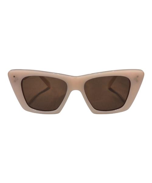 CELINE（セリーヌ）CELINE (セリーヌ) キャットアイサングラス ライトピンク サイズ:51▢16の古着・服飾アイテム