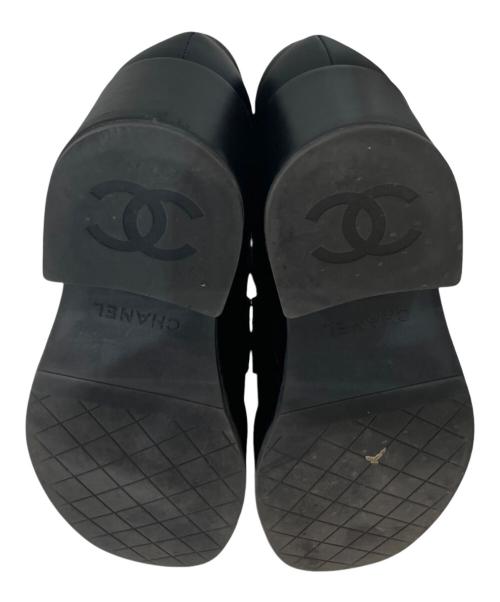 CHANEL（シャネル）CHANEL (シャネル) ココマーク ローファー ブラック サイズ:37　1/2の古着・服飾アイテム