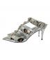 VALENTINO GARAVANI (ヴァレンティノ・ガラヴァーニ) ANKLE STRAPヒールパンプス シルバー サイズ:37 1/2：40000円
