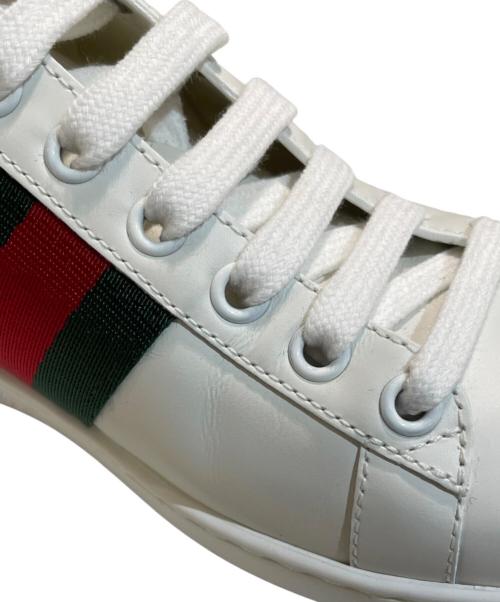 GUCCI（グッチ）GUCCI (グッチ) DISNEY (ディズニー) エース ドナルド スニーカー ホワイト サイズ:36の古着・服飾アイテム