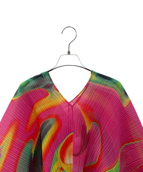 PLEATS PLEASE（プリーツプリーズ）PLEATS PLEASE (プリーツプリーズ) THERMAL FOODS MADAME-T ピンク サイズ:Freeの古着・服飾アイテム