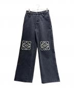 LOEWEロエベ）の古着「Anagram Baggy Denim Jeans/アナグラムバギーデニム/H526Y11W27」｜ブラック