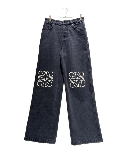 LOEWE（ロエベ）LOEWE (ロエベ) Anagram Baggy Denim Jeans/アナグラムバギーデニム/H526Y11W27 ブラック サイズ:46の古着・服飾アイテム