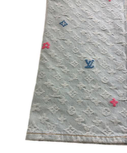 LOUIS VUITTON（ルイ ヴィトン）LOUIS VUITTON Tyler The Creator Monogram Denim Pants/タイラー・ザ・クリエイター モノグラム デニムパンツ/RM242MM KCB HRD01X スカイブルー サイズ:30の古着・服飾アイテム