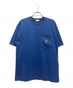 CELINEセリーヌ）の古着「ロゴTシャツ / コットンジャージー」｜ブルー