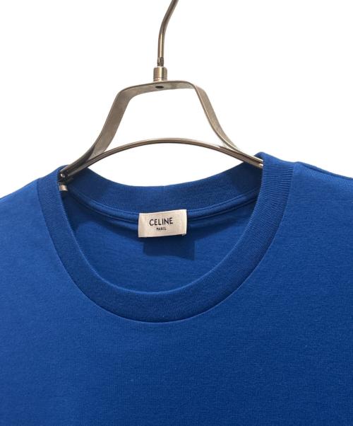 CELINE（セリーヌ）CELINE (セリーヌ) ロゴTシャツ / コットンジャージー ブルー サイズ:Sの古着・服飾アイテム