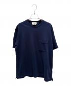 HERMESエルメス）の古着「コットン Tシャツ/92-5705」｜ネイビー