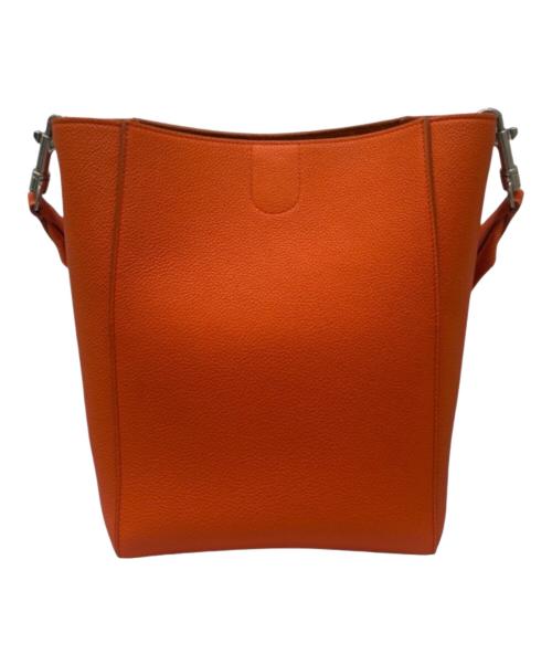 CELINE（セリーヌ）CELINE (セリーヌ) サングルバケット/ショルダーバッグ オレンジの古着・服飾アイテム