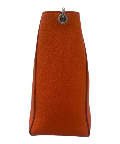 CELINE（セリーヌ）CELINE (セリーヌ) サングルバケット/ショルダーバッグ オレンジの古着・服飾アイテム