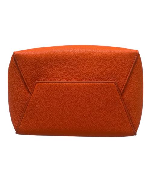 CELINE（セリーヌ）CELINE (セリーヌ) サングルバケット/ショルダーバッグ オレンジの古着・服飾アイテム